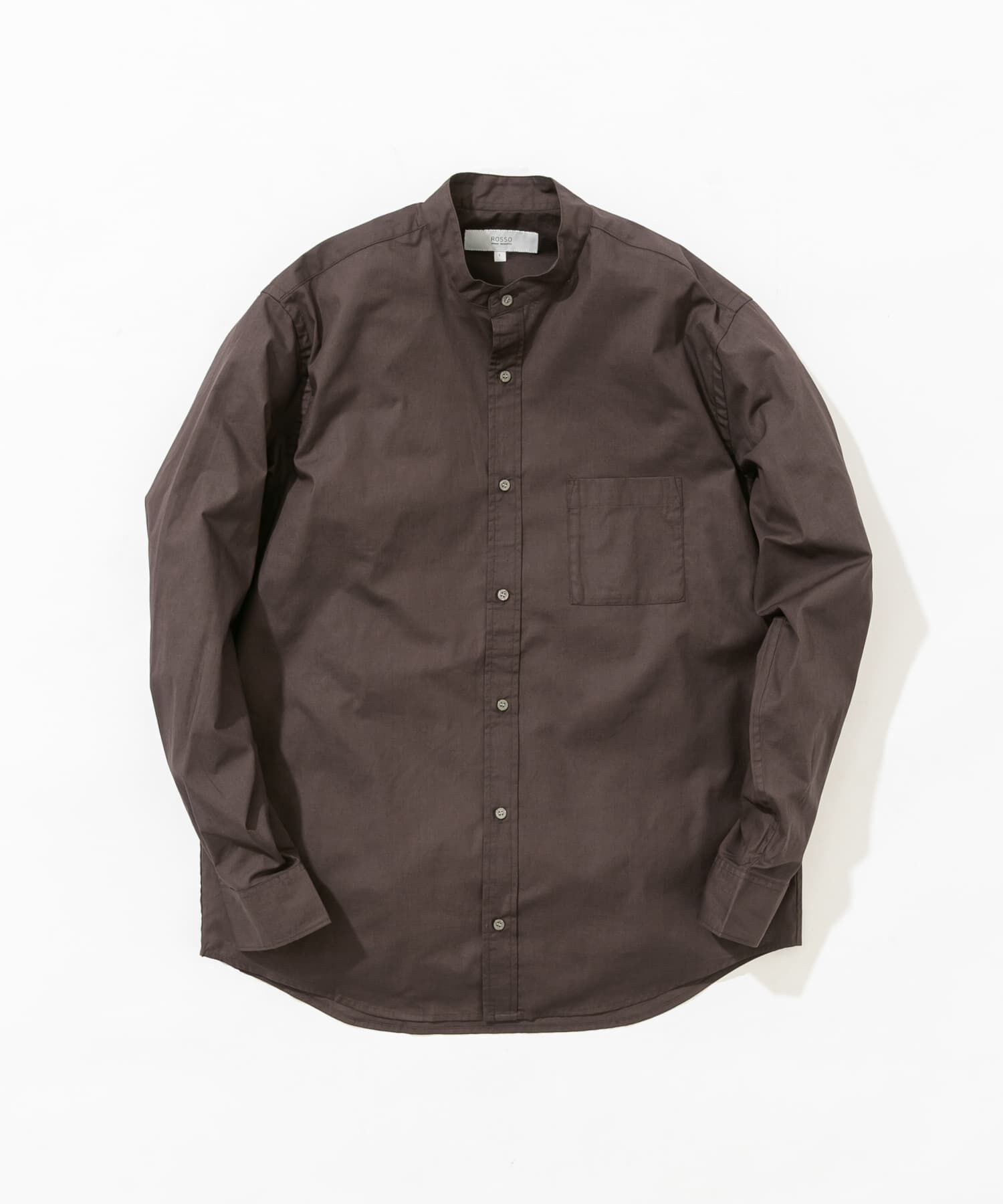 URBAN RESEARCH ROSSO「『XLサイズあり』ハイパフォーマンスブロードバンドカラーシャツ」|シャツ・ブラウス|ブラウン