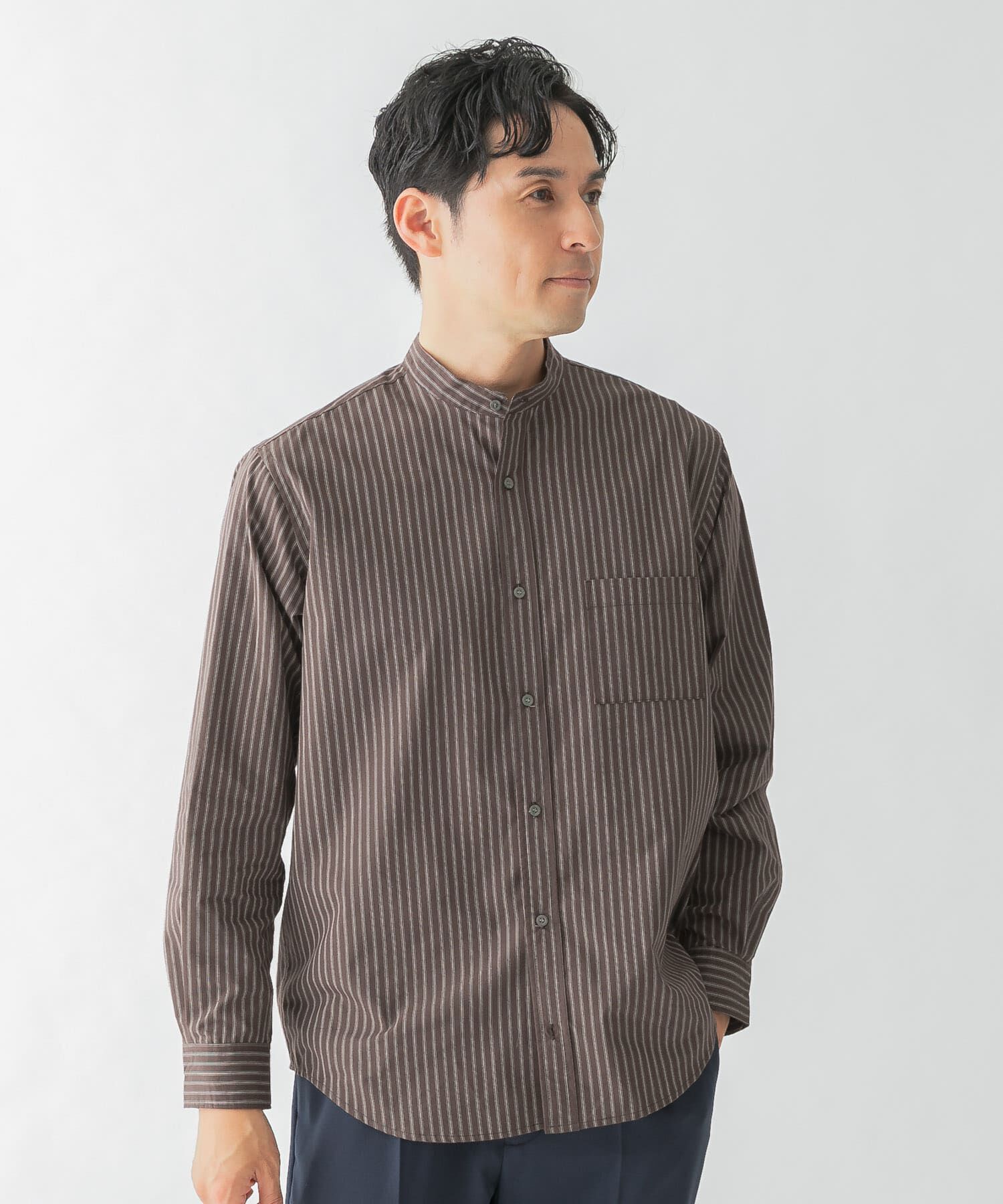 URBAN RESEARCH ROSSO「『XLサイズあり』ハイパフォーマンスブロードバンドカラーシャツ」|シャツ・ブラウス|