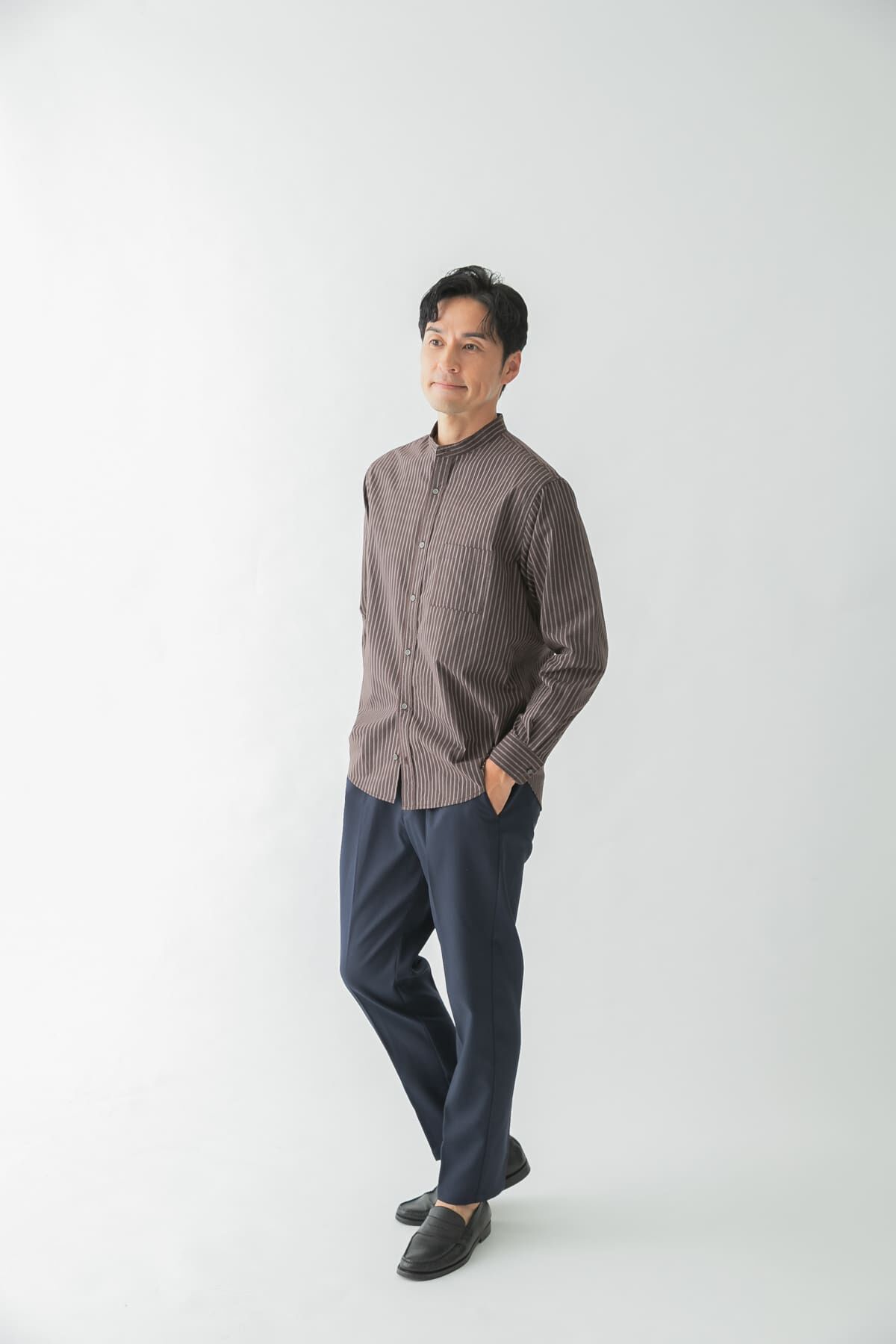 URBAN RESEARCH ROSSO「『XLサイズあり』ハイパフォーマンスブロードバンドカラーシャツ」|シャツ・ブラウス|