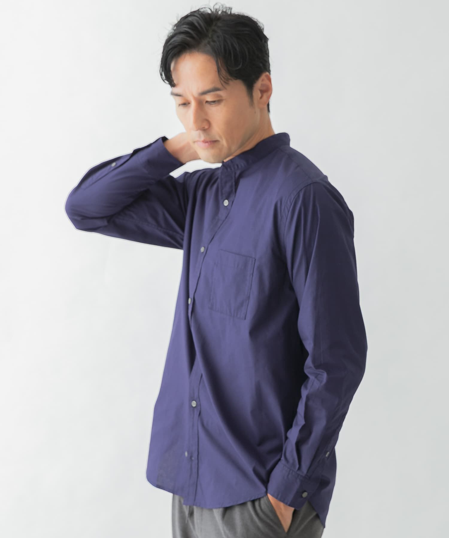 URBAN RESEARCH ROSSO「『XLサイズあり』ハイパフォーマンスブロードバンドカラーシャツ」|シャツ・ブラウス|