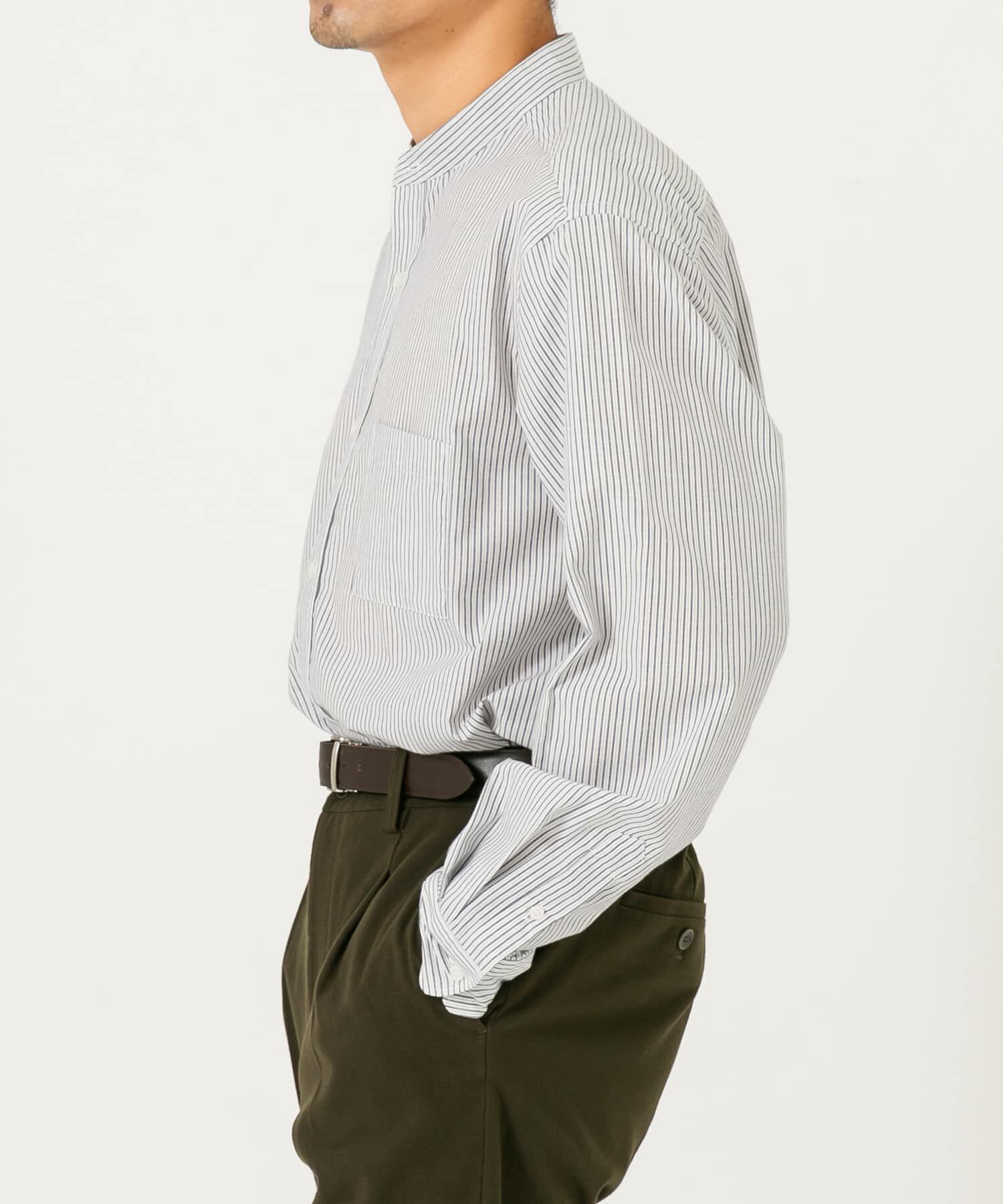 URBAN RESEARCH ROSSO「『XLサイズあり』ハイパフォーマンスブロードバンドカラーシャツ」|シャツ・ブラウス|