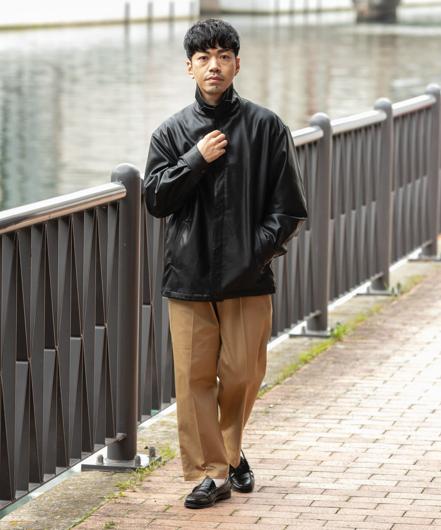 URBAN RESEARCH ROSSO「『XLサイズあり』ビーガンファブリックコーチジャケット」|その他|