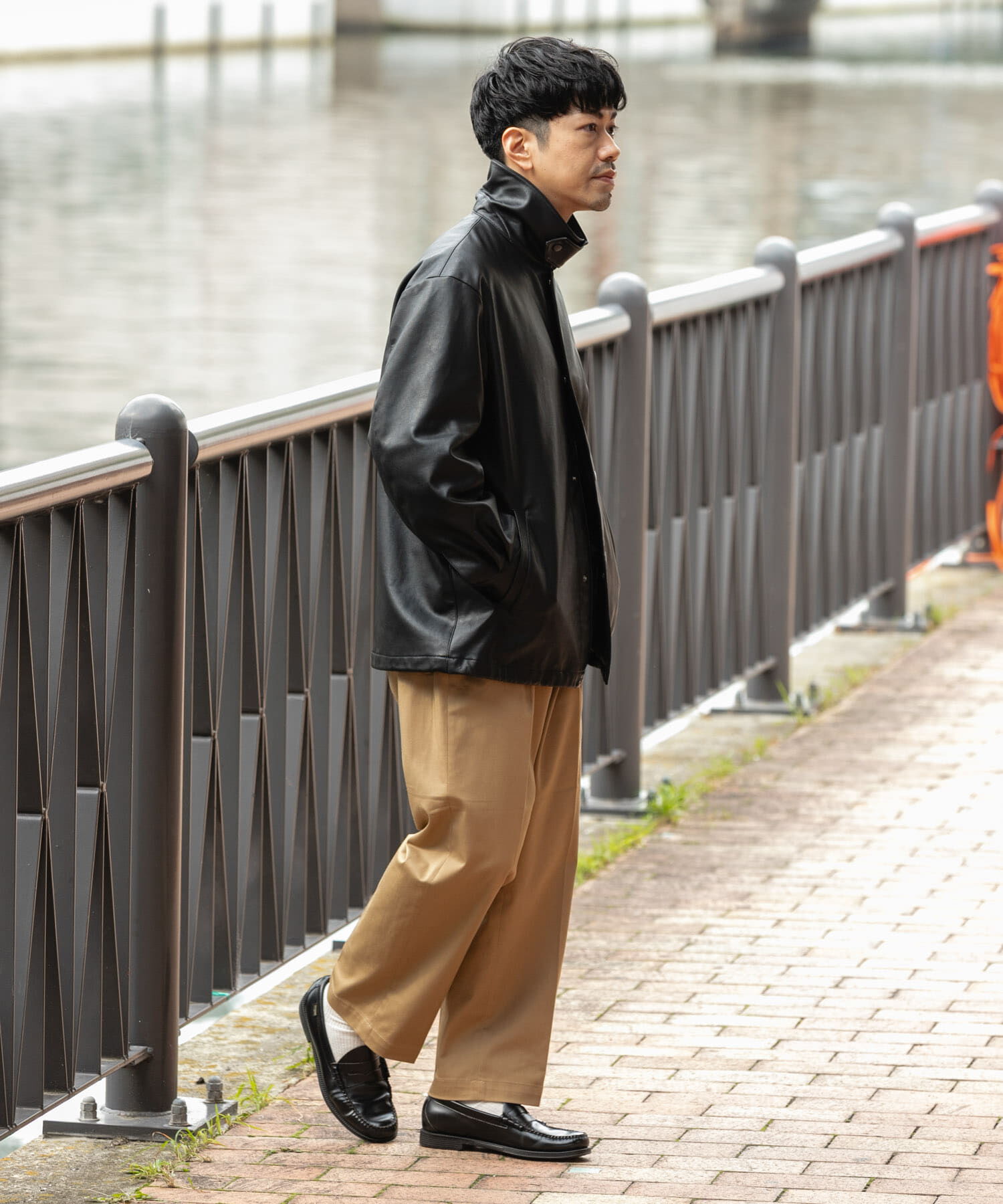 URBAN RESEARCH ROSSO「『XLサイズあり』ビーガンファブリックコーチジャケット」|その他|