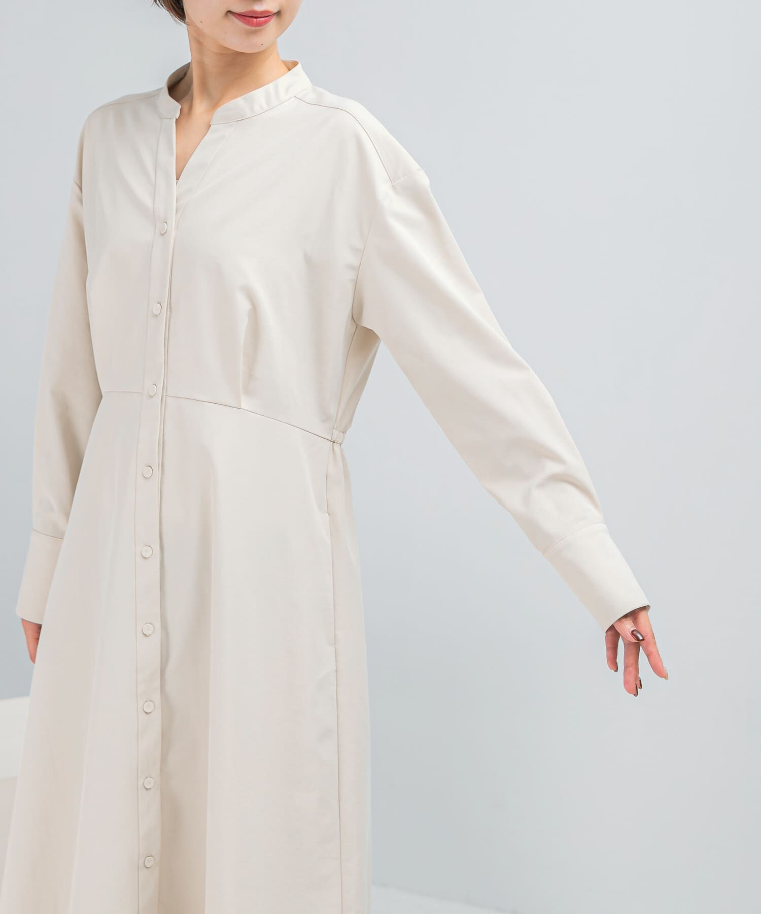 URBAN RESEARCH ROSSO「ウォッシャブルウエストマークワンピース」|ワンピース|