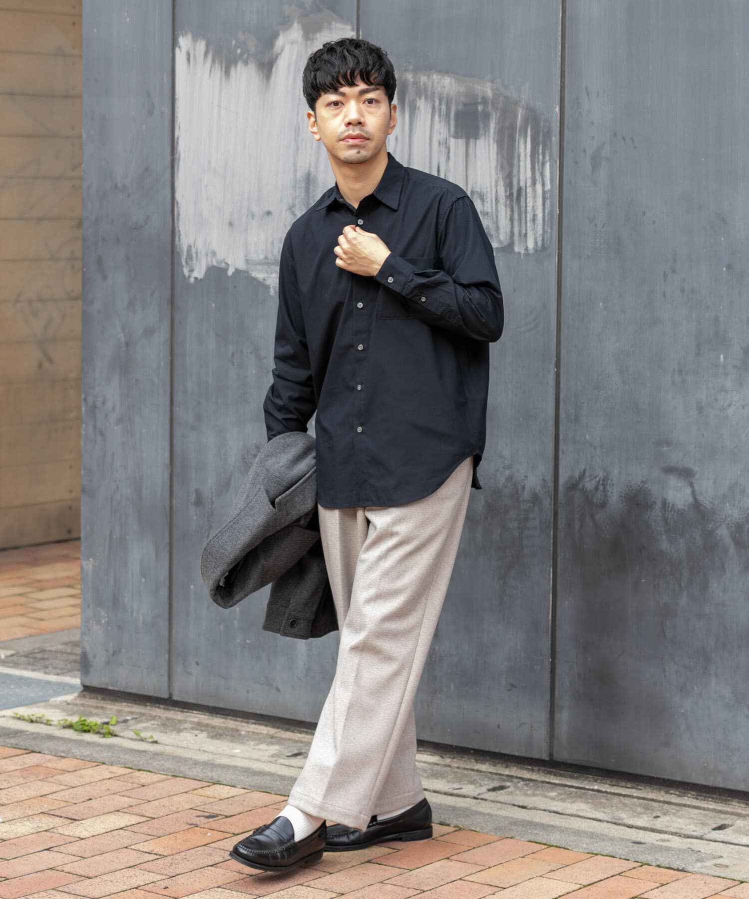 URBAN RESEARCH ROSSO「ストレッチヘリンボーン1タックワイドスラックス」|その他|