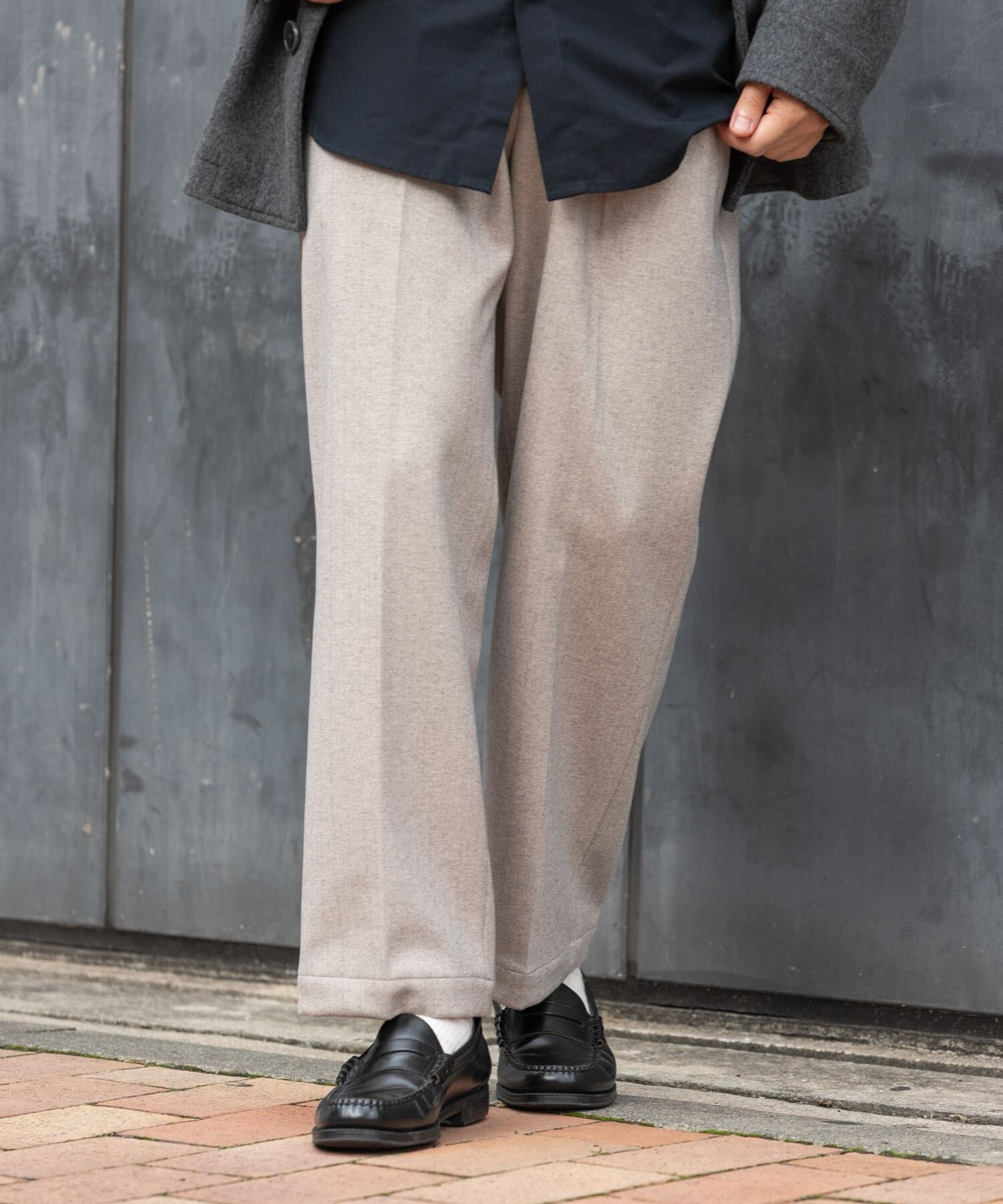 URBAN RESEARCH ROSSO「ストレッチヘリンボーン1タックワイドスラックス」|その他|