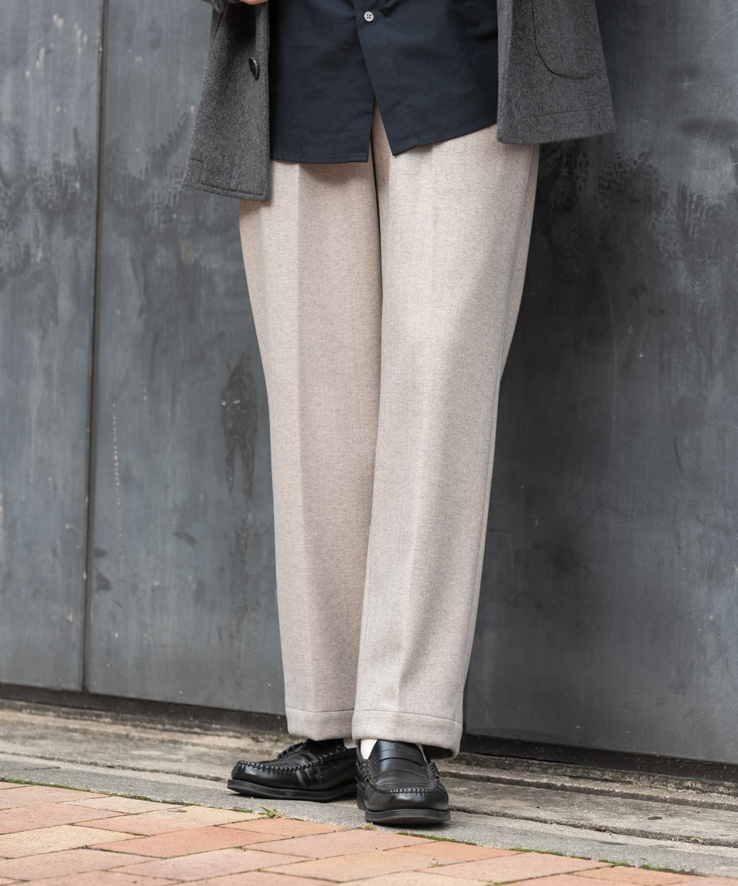 URBAN RESEARCH ROSSO「ストレッチヘリンボーン1タックワイドスラックス」|その他|