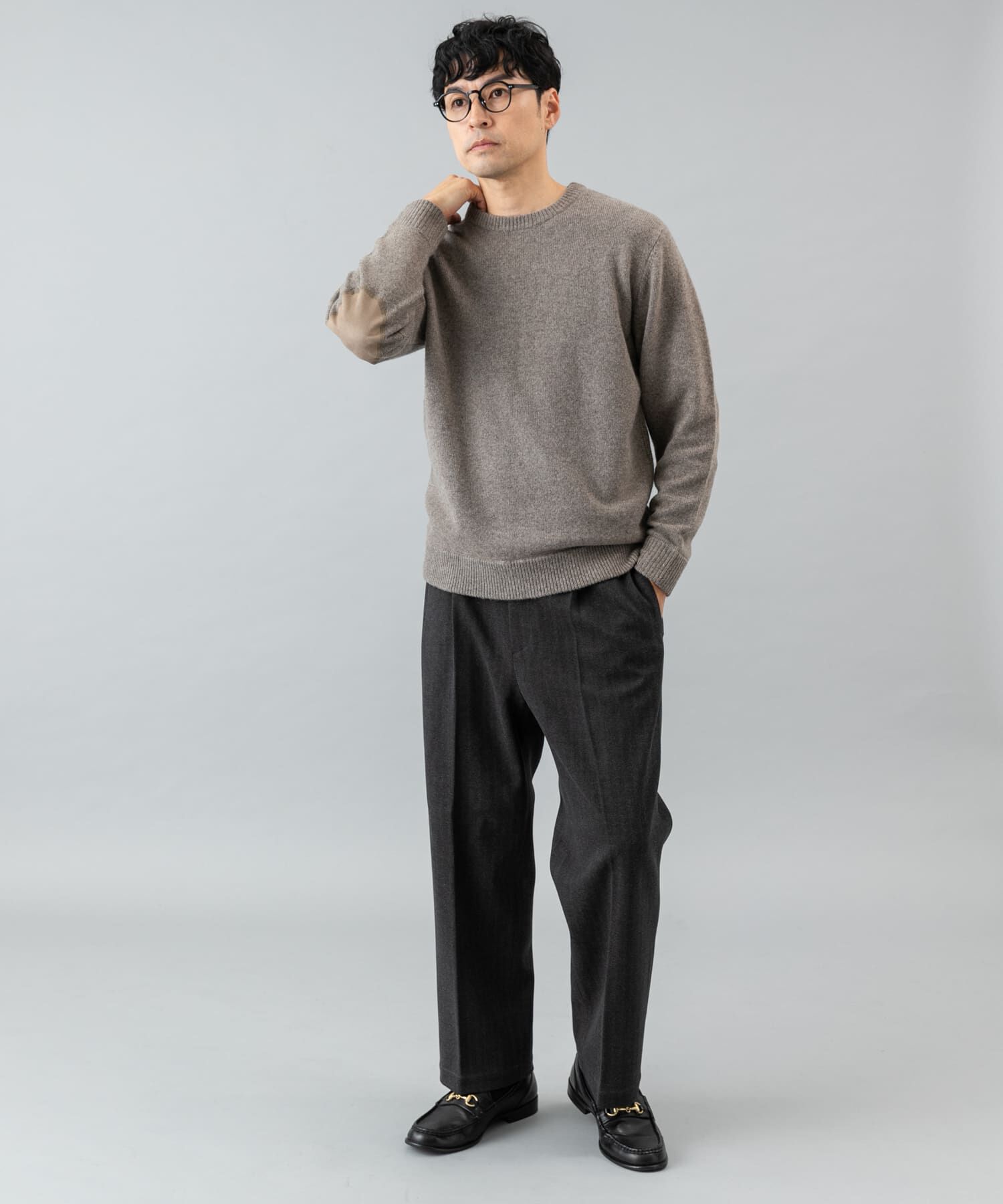 URBAN RESEARCH ROSSO「ストレッチヘリンボーン1タックワイドスラックス」|その他|