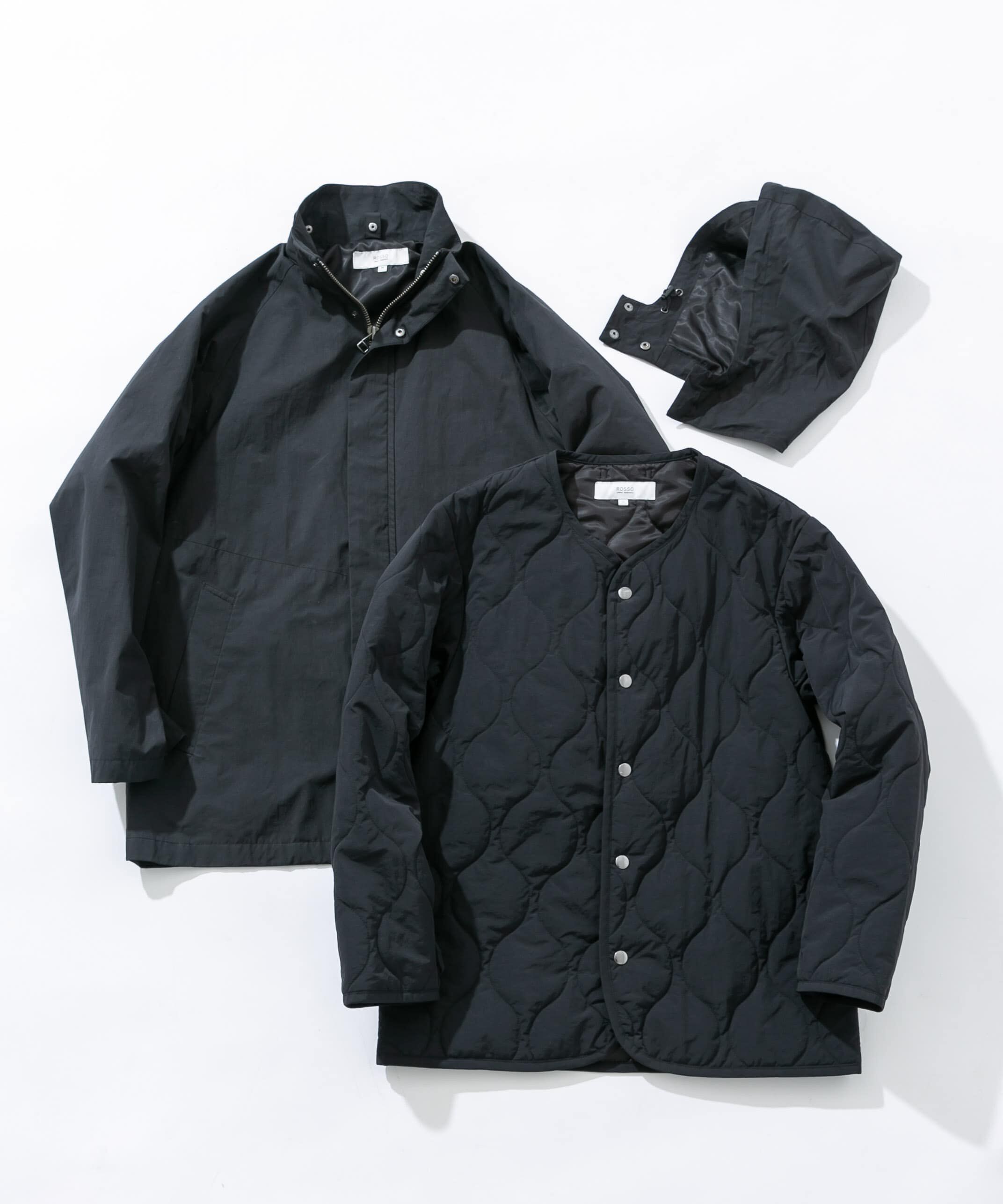 URBAN RESEARCH ROSSO「3WAYフーデッドコート ライナーセット」|ダウン|