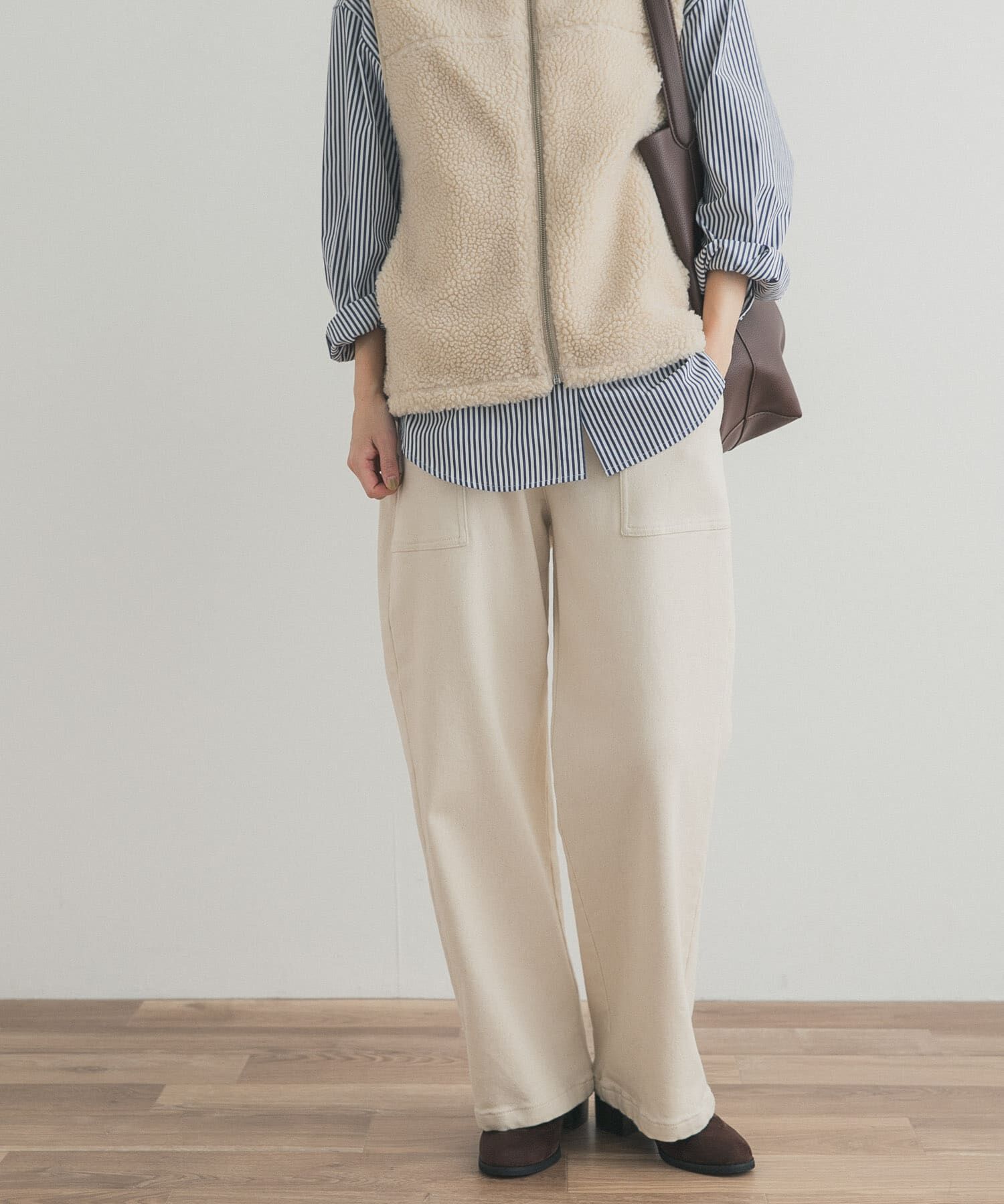 URBAN RESEARCH DOORS「裏起毛ベイカーイージーパンツ」|その他|