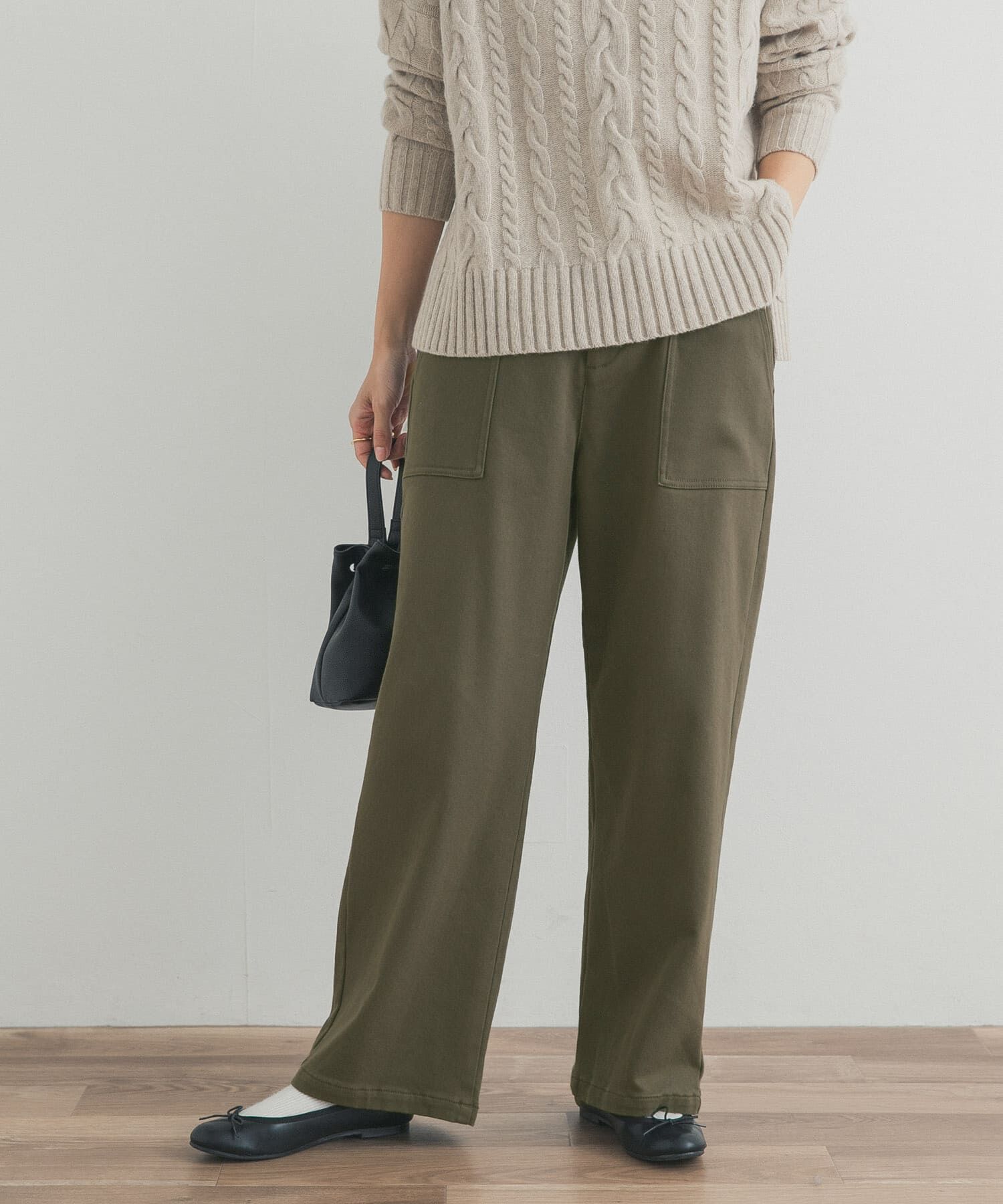 URBAN RESEARCH DOORS「裏起毛ベイカーイージーパンツ」|その他|