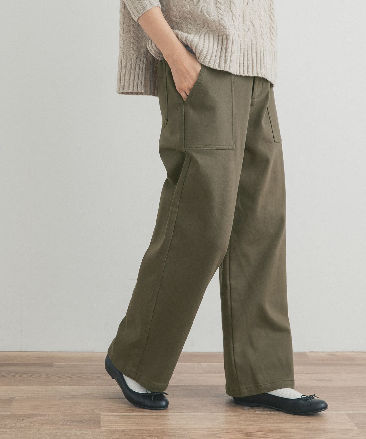 URBAN RESEARCH DOORS「裏起毛ベイカーイージーパンツ」|その他|