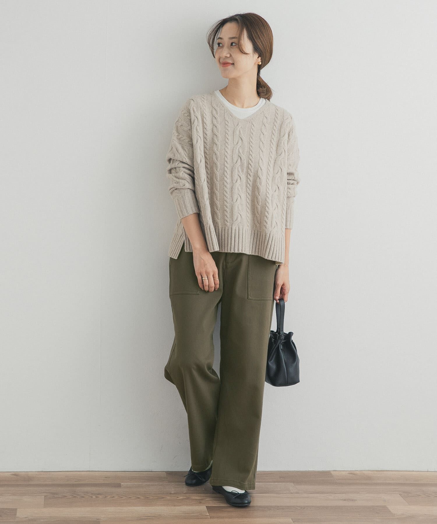 URBAN RESEARCH DOORS「裏起毛ベイカーイージーパンツ」|その他|