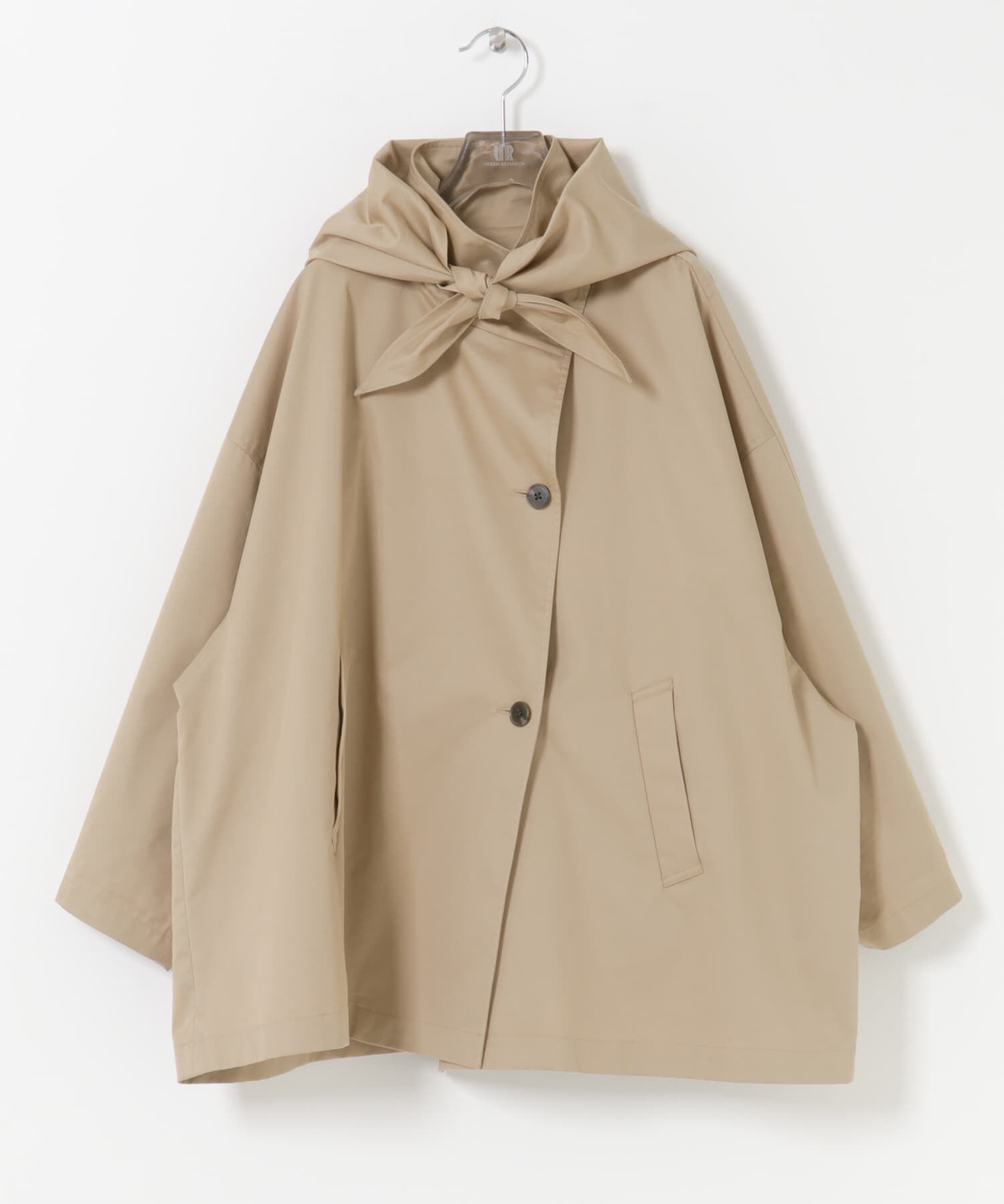 URBAN RESEARCH「スタンドカラーミドル丈トレンチコート」|トレンチコート|