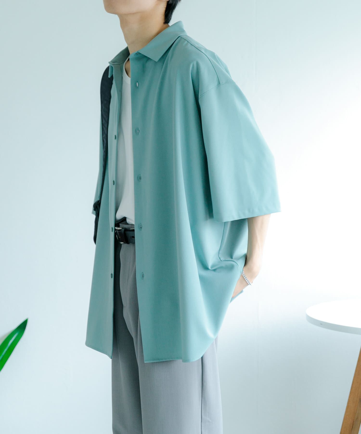 SENSE OF PLACE by URBAN RESEARCH「『ユニセックス』エクストラルーズシャツ(5分袖)」|シャツ・ブラウス|