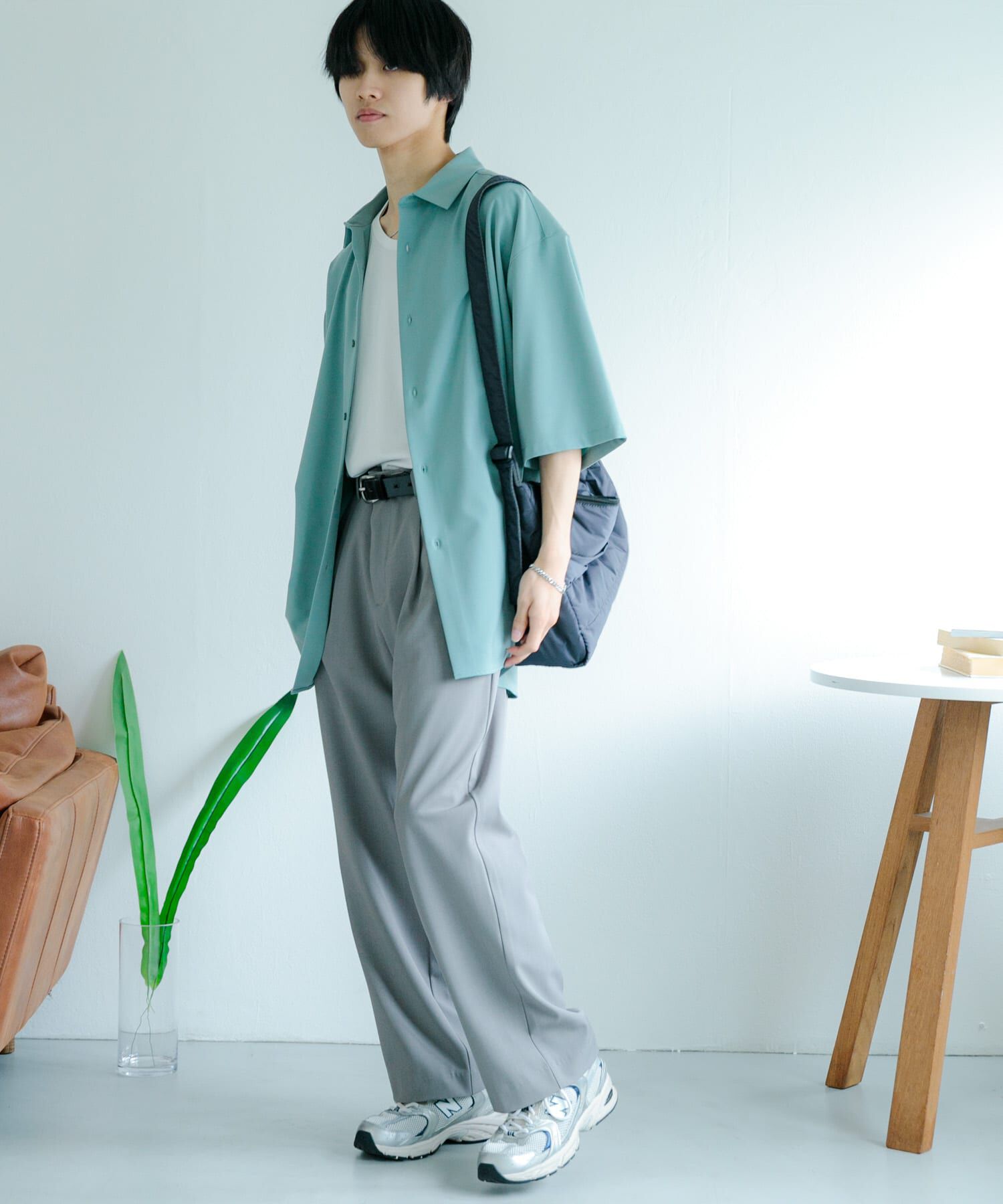 SENSE OF PLACE by URBAN RESEARCH「『ユニセックス』エクストラルーズシャツ(5分袖)」|シャツ・ブラウス|