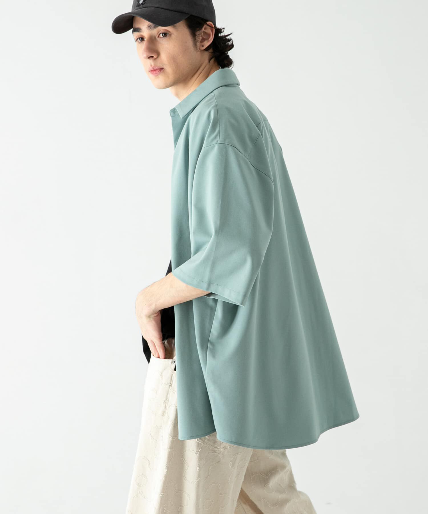 SENSE OF PLACE by URBAN RESEARCH「『ユニセックス』エクストラルーズシャツ(5分袖)」|シャツ・ブラウス|