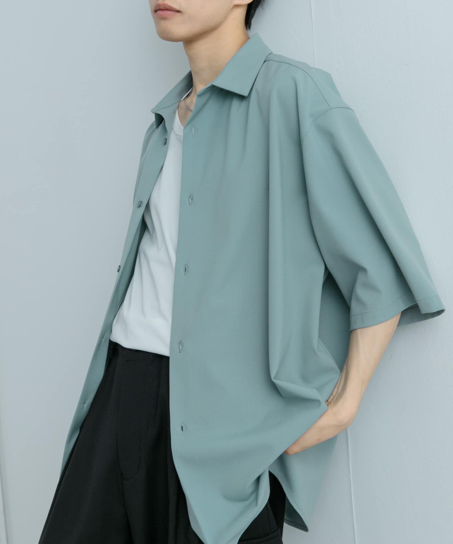 SENSE OF PLACE by URBAN RESEARCH「『ユニセックス』エクストラルーズシャツ(5分袖)」|シャツ・ブラウス|