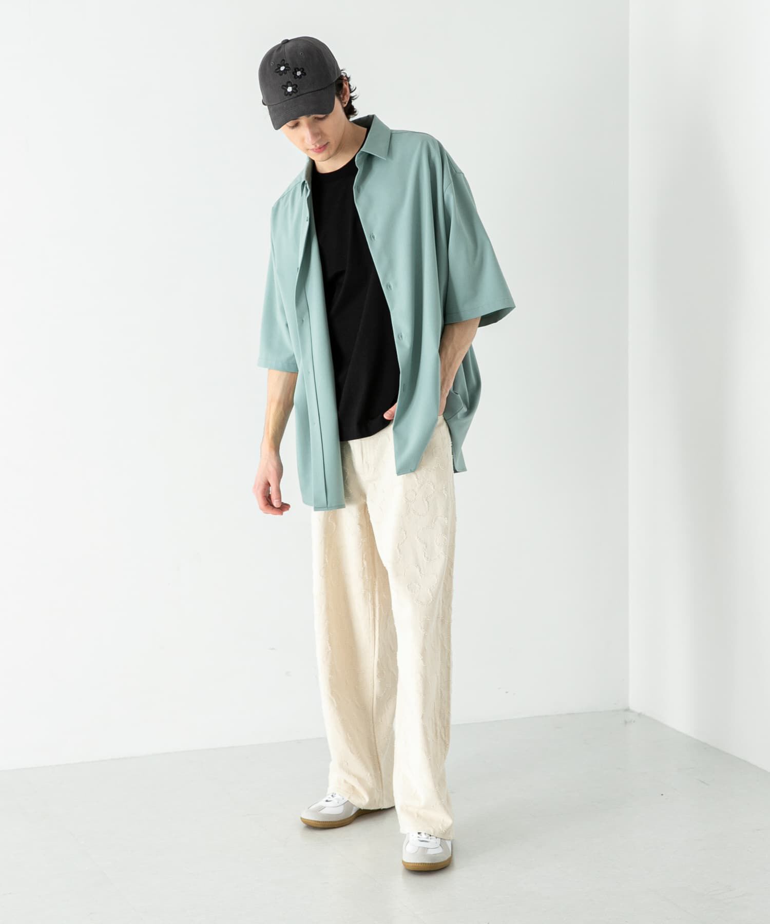 SENSE OF PLACE by URBAN RESEARCH「『ユニセックス』エクストラルーズシャツ(5分袖)」|シャツ・ブラウス|