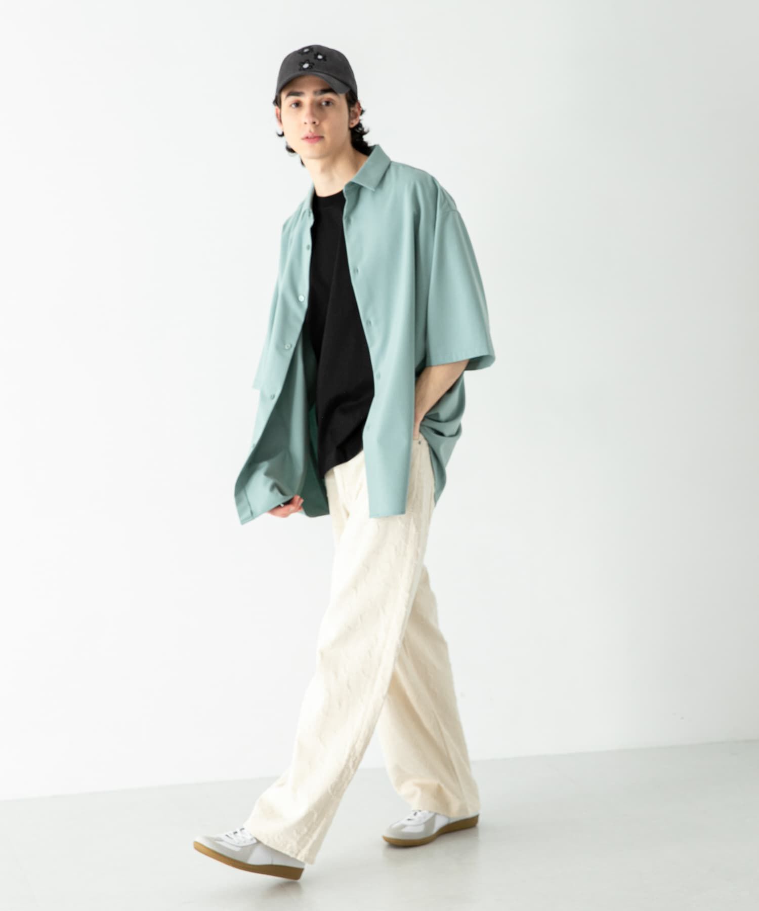 SENSE OF PLACE by URBAN RESEARCH「『ユニセックス』エクストラルーズシャツ(5分袖)」|シャツ・ブラウス|