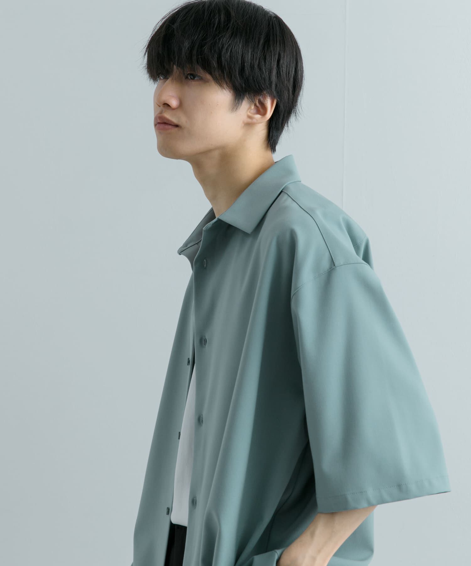 SENSE OF PLACE by URBAN RESEARCH「『ユニセックス』エクストラルーズシャツ(5分袖)」|シャツ・ブラウス|