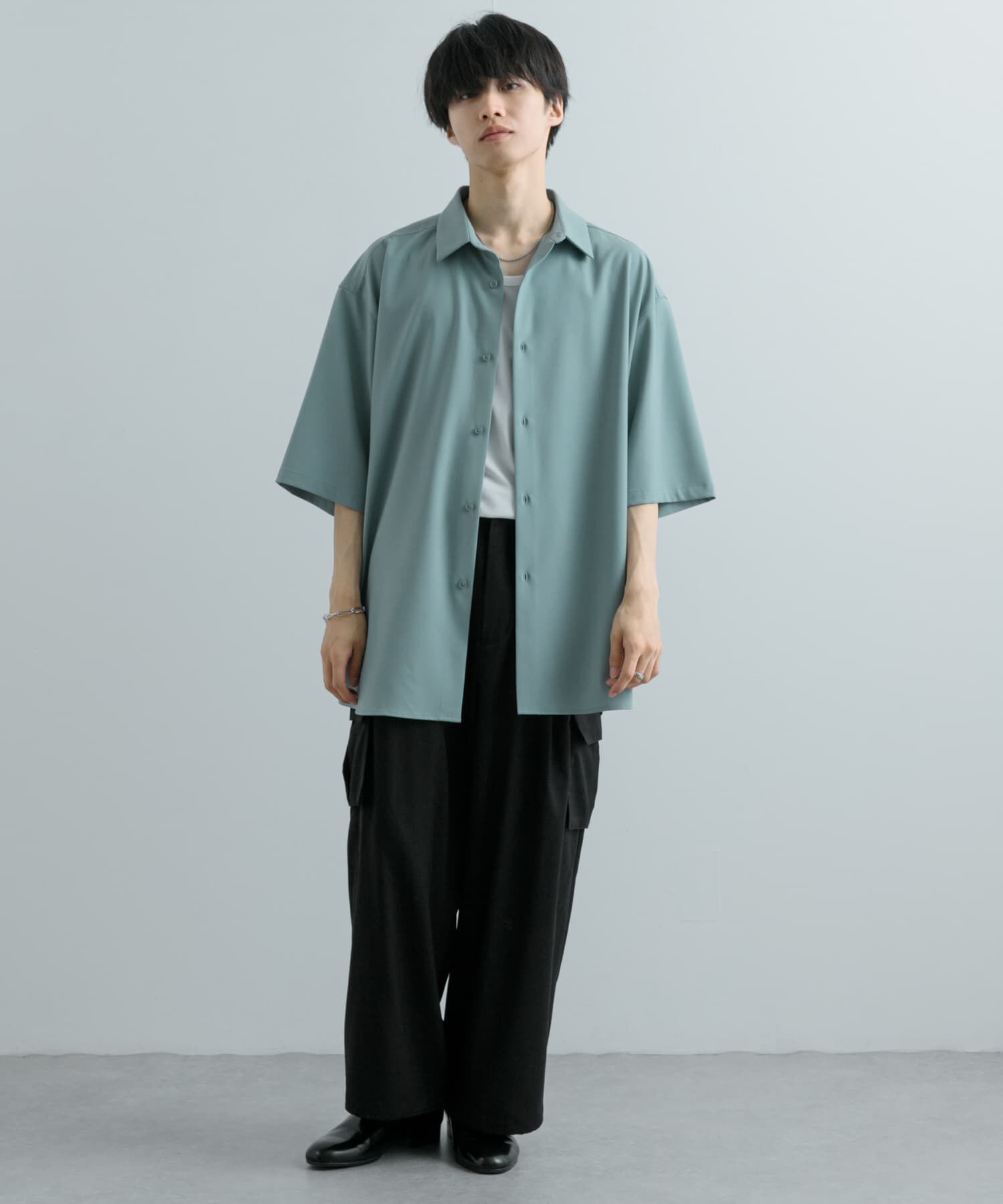 SENSE OF PLACE by URBAN RESEARCH「『ユニセックス』エクストラルーズシャツ(5分袖)」|シャツ・ブラウス|