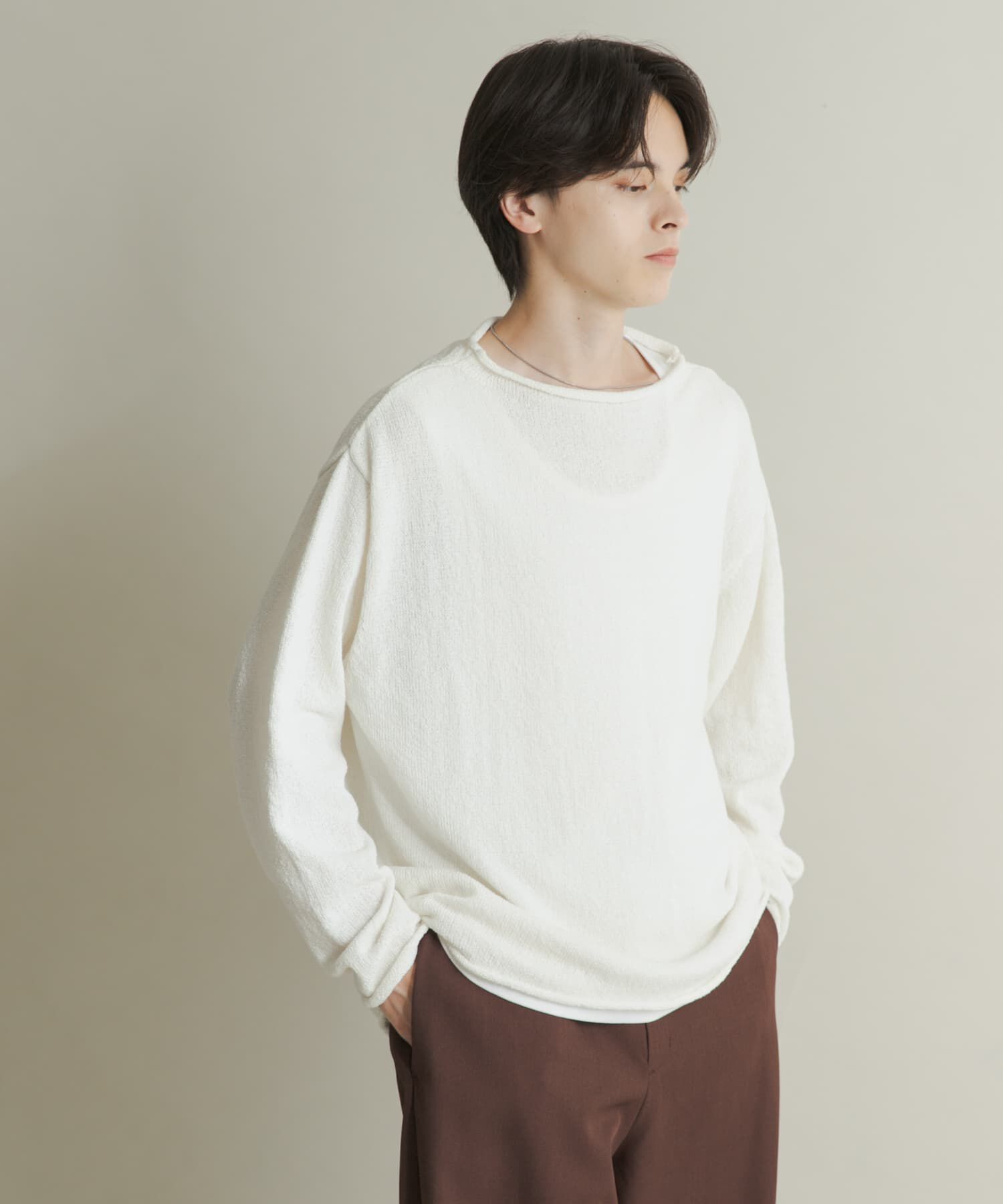 SENSE OF PLACE by URBAN RESEARCH「コットンタッチロールネックニット」|ニット・セーター|