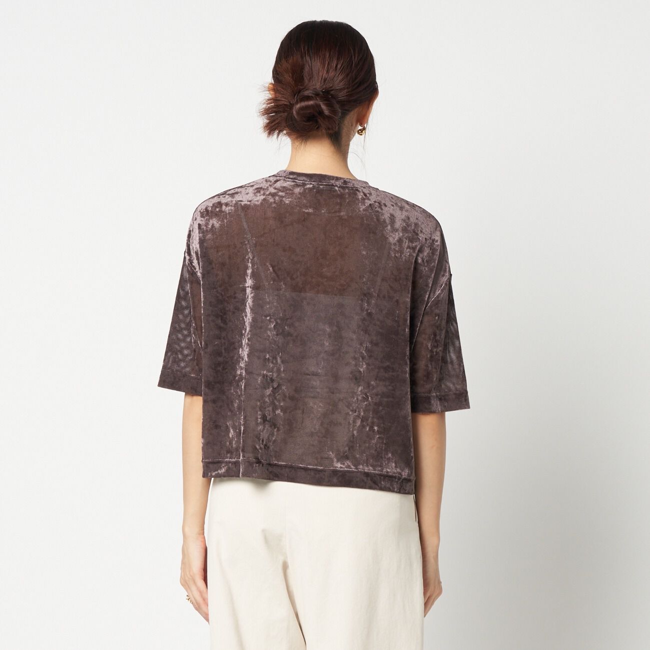 HELIOPOLE「HELIOPOLE SHEER VELOUR TEE」|Tシャツ・カットソー|