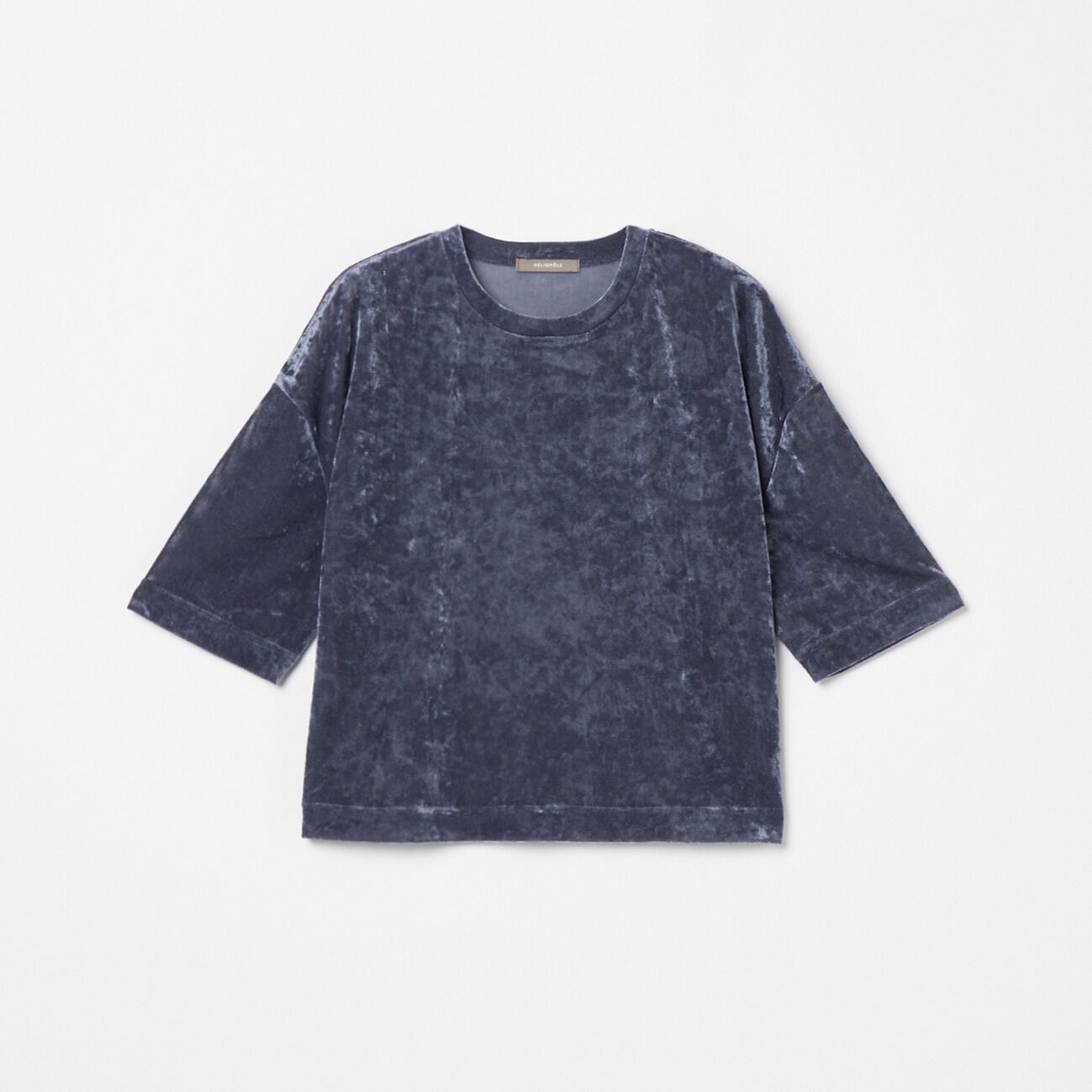 HELIOPOLE「HELIOPOLE SHEER VELOUR TEE」|Tシャツ・カットソー|ブルー