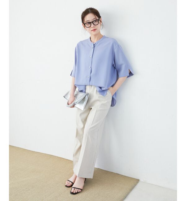 le.coeur blanc「《毎年人気！履きやすさ抜群！》アサレチックイージーワイドパンツ」|その他|