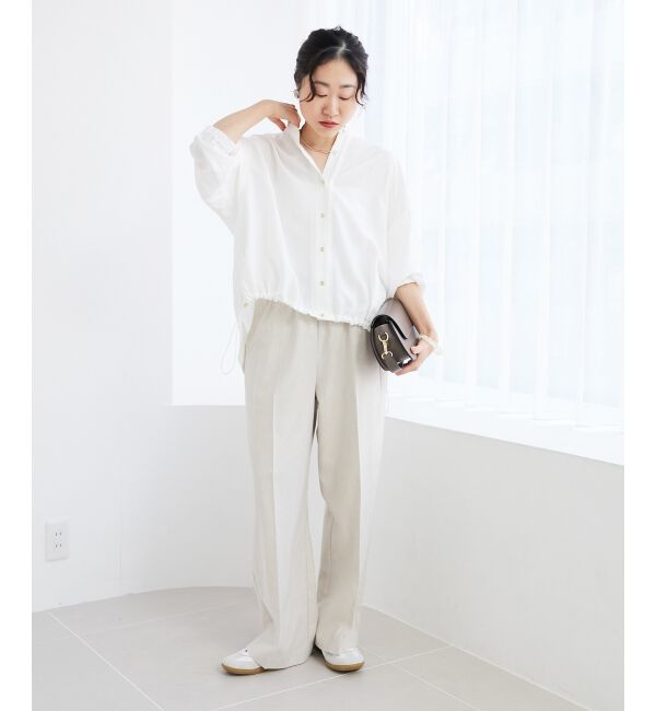 le.coeur blanc「《毎年人気！履きやすさ抜群！》アサレチックイージーワイドパンツ」|その他|