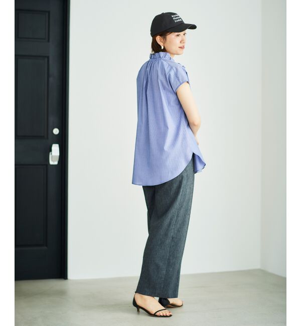 le.coeur blanc「《毎年人気！履きやすさ抜群！》アサレチックイージーワイドパンツ」|その他|