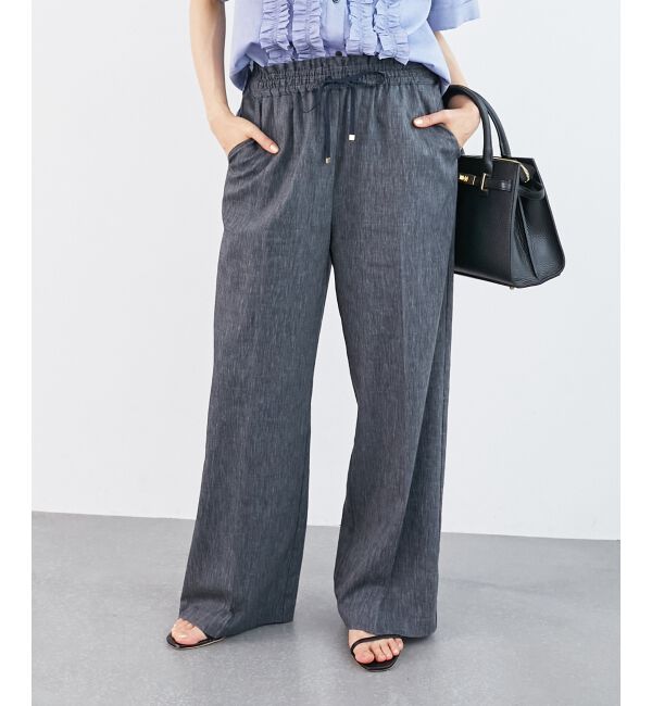 le.coeur blanc「《毎年人気！履きやすさ抜群！》アサレチックイージーワイドパンツ」|その他|