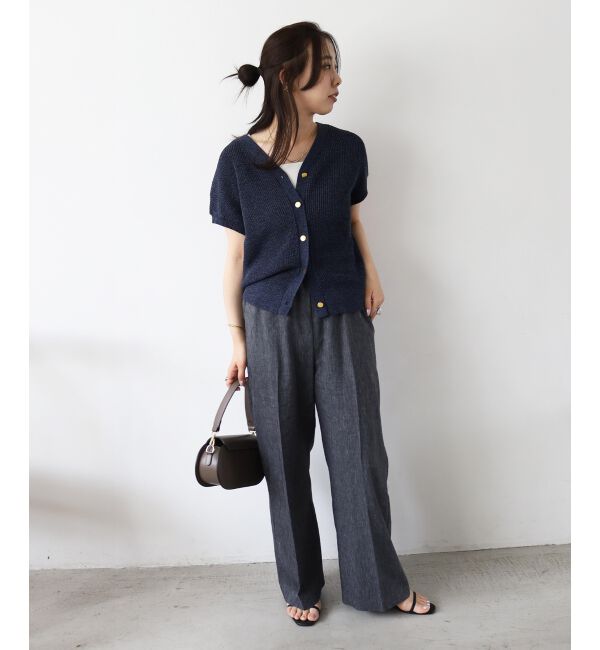 le.coeur blanc「《毎年人気！履きやすさ抜群！》アサレチックイージーワイドパンツ」|その他|