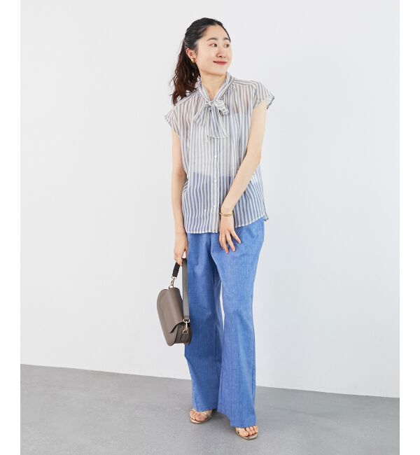 le.coeur blanc「《毎年人気！履きやすさ抜群！》アサレチックイージーワイドパンツ」|その他|