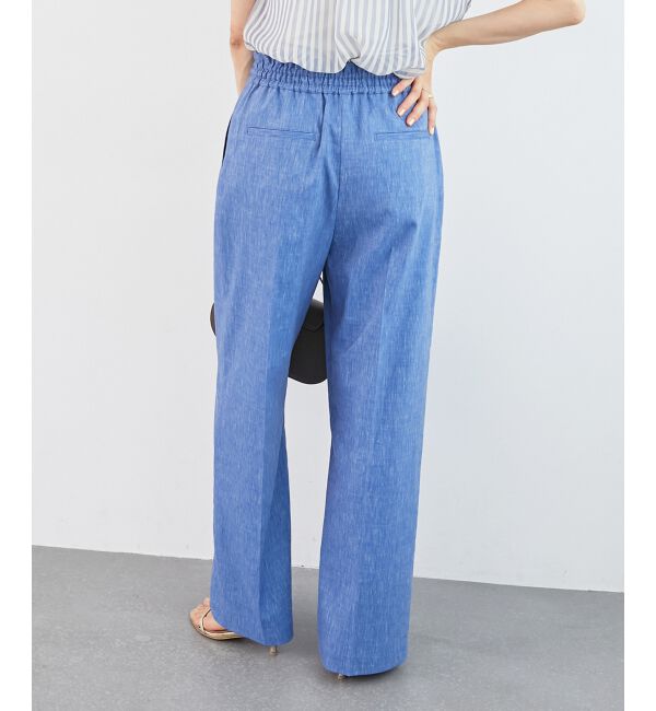 le.coeur blanc「《毎年人気！履きやすさ抜群！》アサレチックイージーワイドパンツ」|その他|