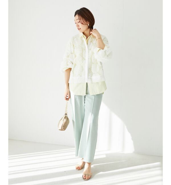 le.coeur blanc「《毎年人気！履きやすさ抜群！》アサレチックイージーワイドパンツ」|その他|