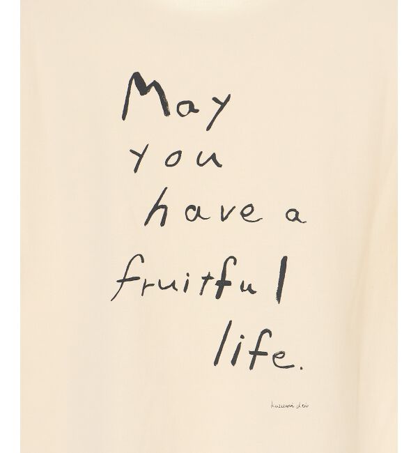  「KAZUMIDOI fruitfullife Tシャツ」|Tシャツ・カットソー|