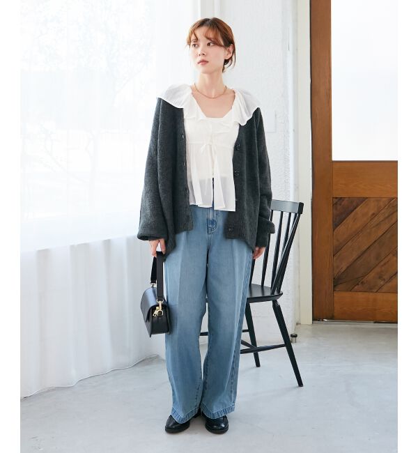  「フリルカラーペプラムブラウス」|シャツ・ブラウス|