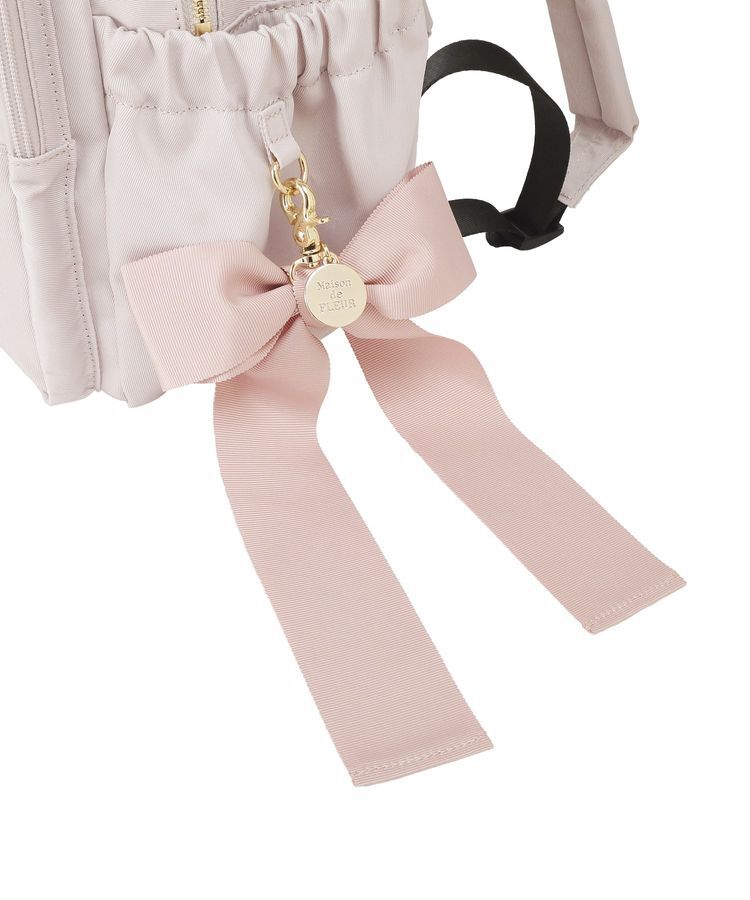 Maison de FLEUR「撥水加工ポケットリュック」|リュック|