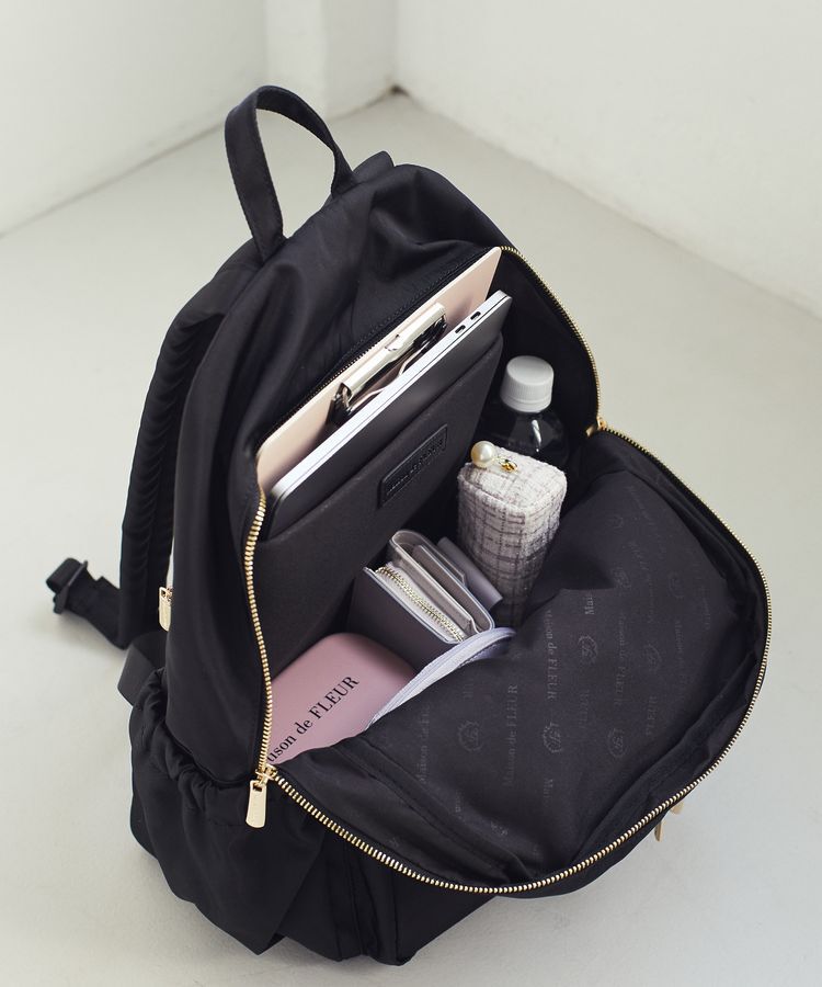 Maison de FLEUR「撥水加工ポケットリュック」|リュック|
