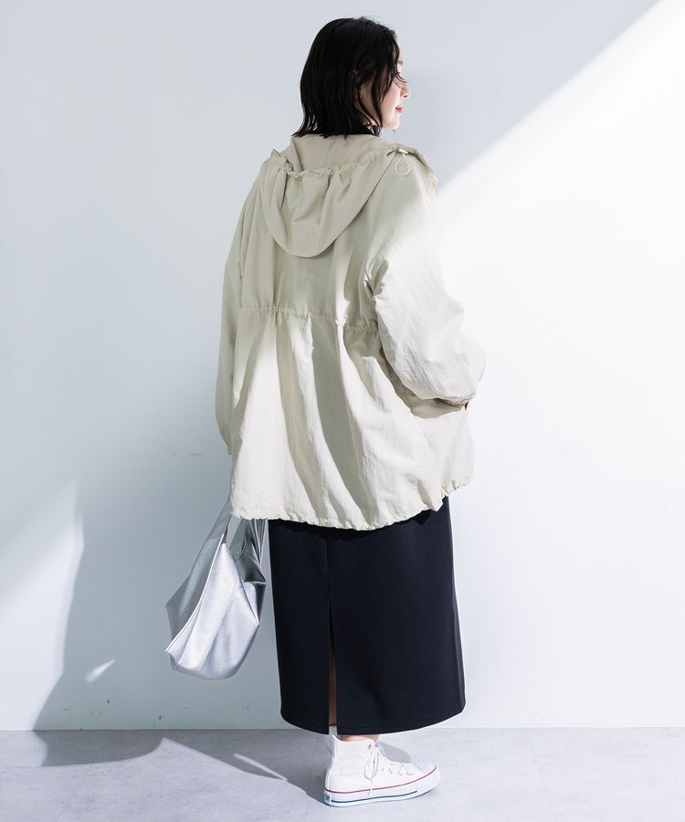 Green Parks「撥水加工ミディ丈マウンテンパーカー」|ブルゾン・スタジャン|