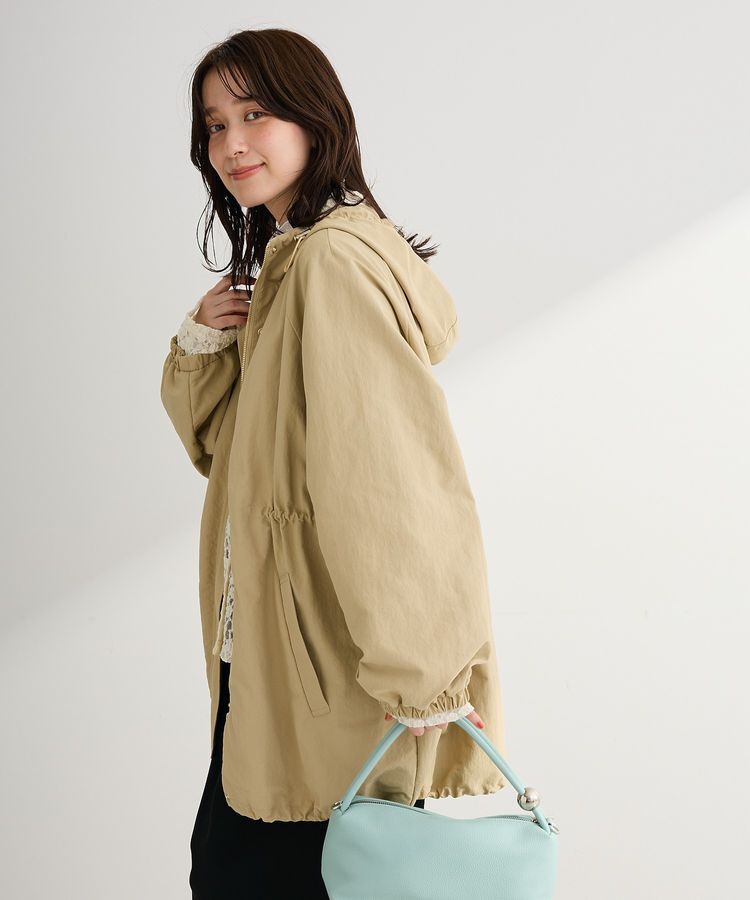 Green Parks「撥水加工ミディ丈マウンテンパーカー」|ブルゾン・スタジャン|