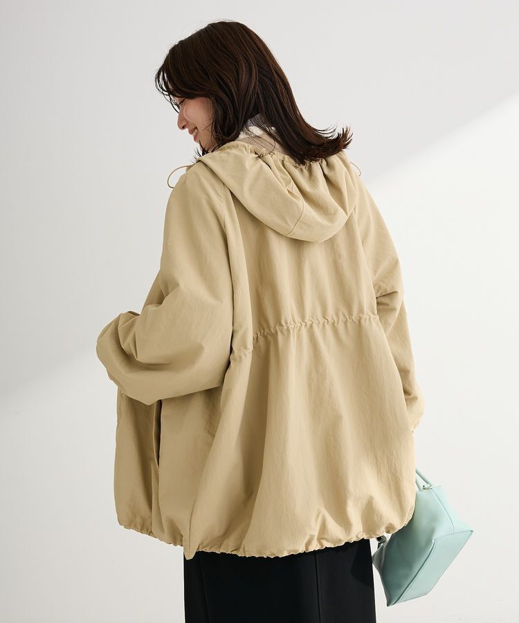 Green Parks「撥水加工ミディ丈マウンテンパーカー」|ブルゾン・スタジャン|