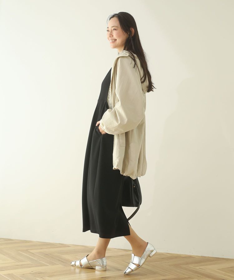 Green Parks「撥水加工ミディ丈マウンテンパーカー」|ブルゾン・スタジャン|