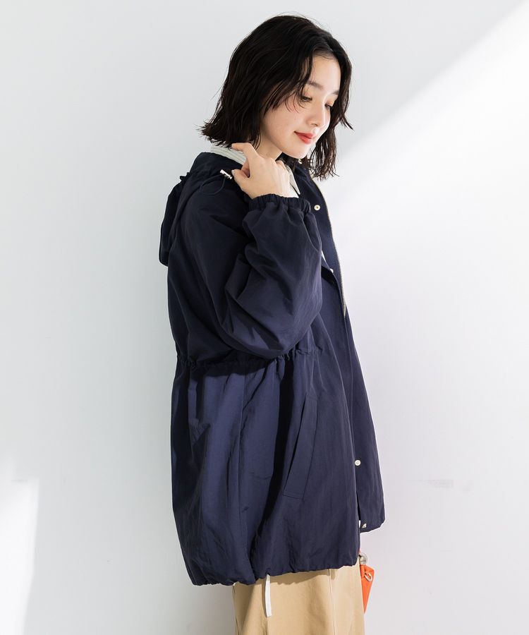 Green Parks「撥水加工ミディ丈マウンテンパーカー」|ブルゾン・スタジャン|