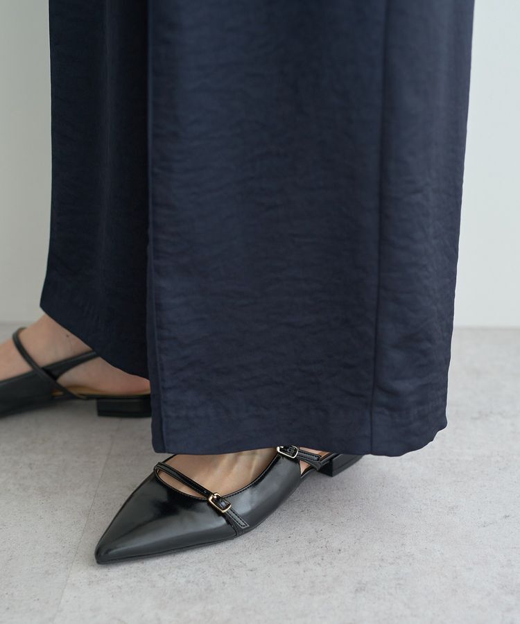 Editt by YECCA VECCA「ヴィンテージサテンイージーワイドパンツ」|その他|