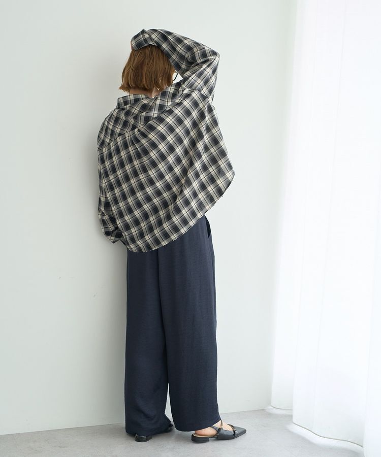 Editt by YECCA VECCA「ヴィンテージサテンイージーワイドパンツ」|その他|