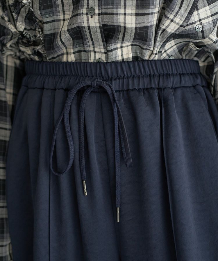 Editt by YECCA VECCA「ヴィンテージサテンイージーワイドパンツ」|その他|