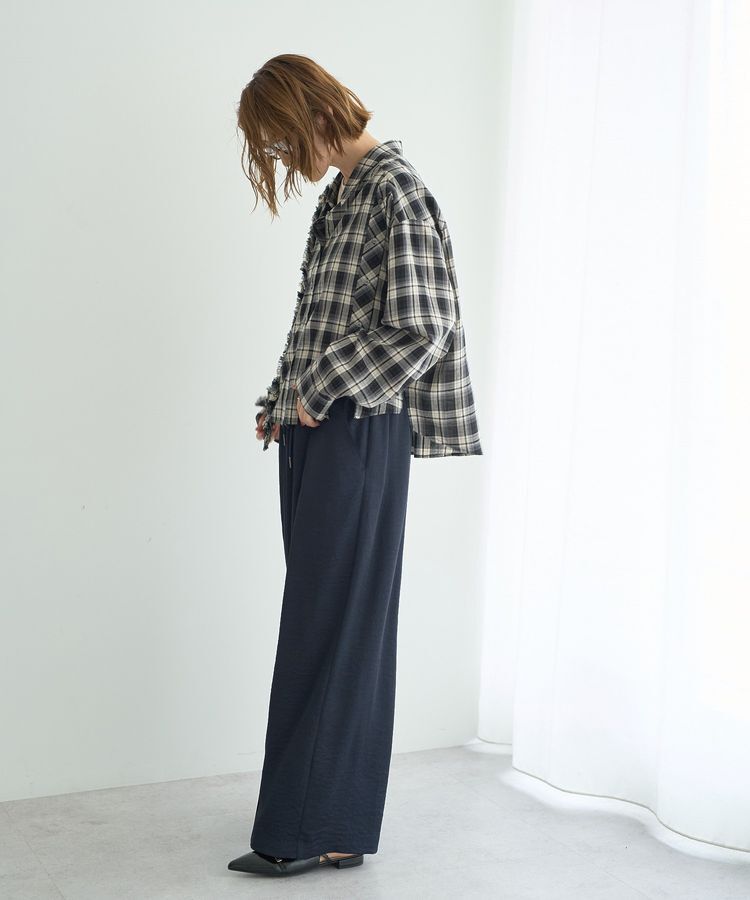 Editt by YECCA VECCA「ヴィンテージサテンイージーワイドパンツ」|その他|